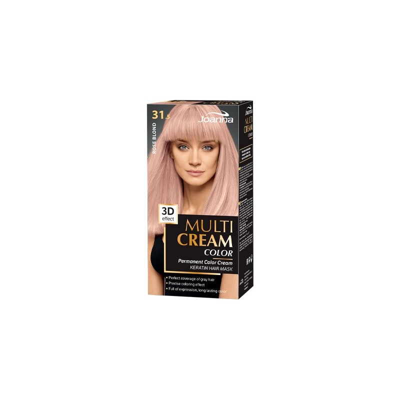 Joanna Multi Cream Color, 31.5 - Rose Blond