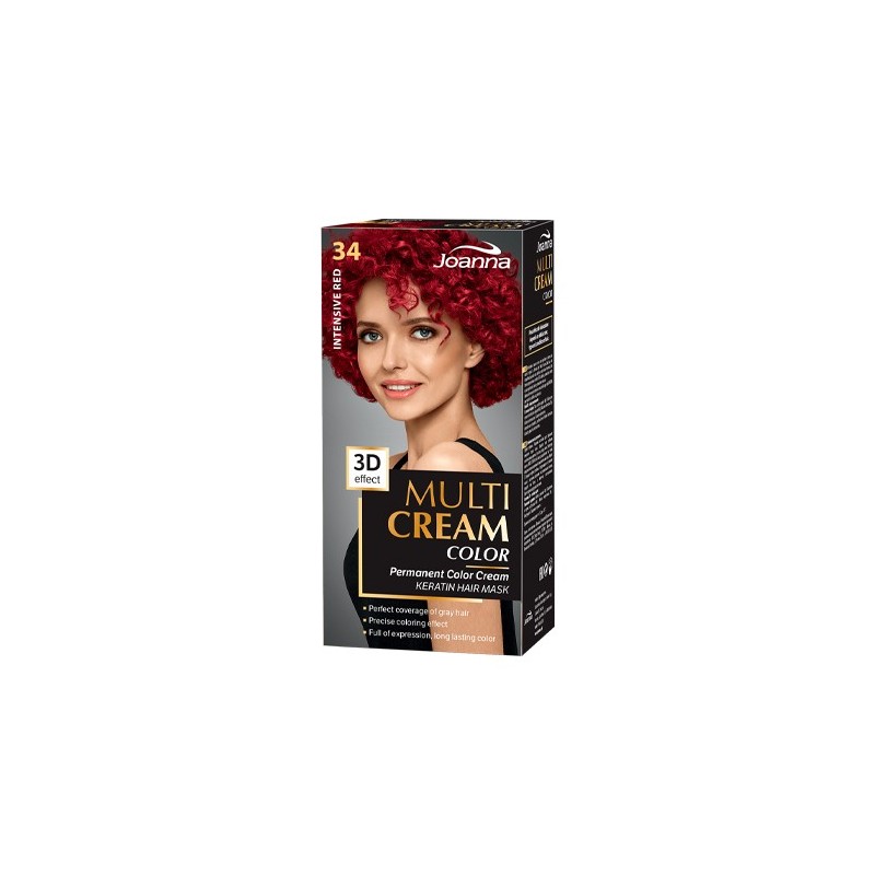 Joanna Multi Cream Color, 34 - Intensive Red