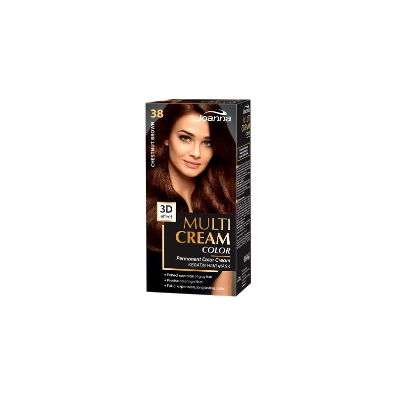 Joanna Multi Cream Color, 38 - Chestnut Brown