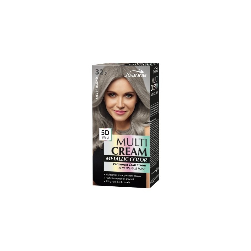 Joanna Multi Cream Metallic 32.5 Silver Blond