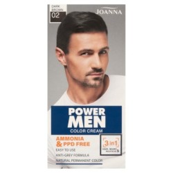 Joanna Power Men 3-in-1 Hair Color Cream 02 Dark Brown