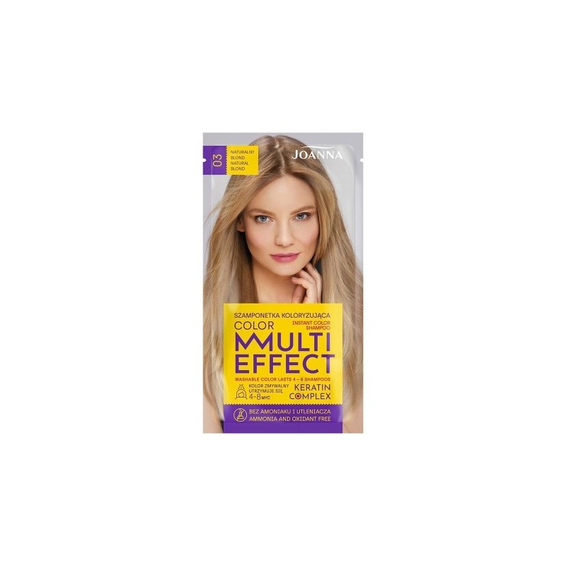 Joanna Multi Effect Instant Color Shampoo 03 Natural Blonde 35g