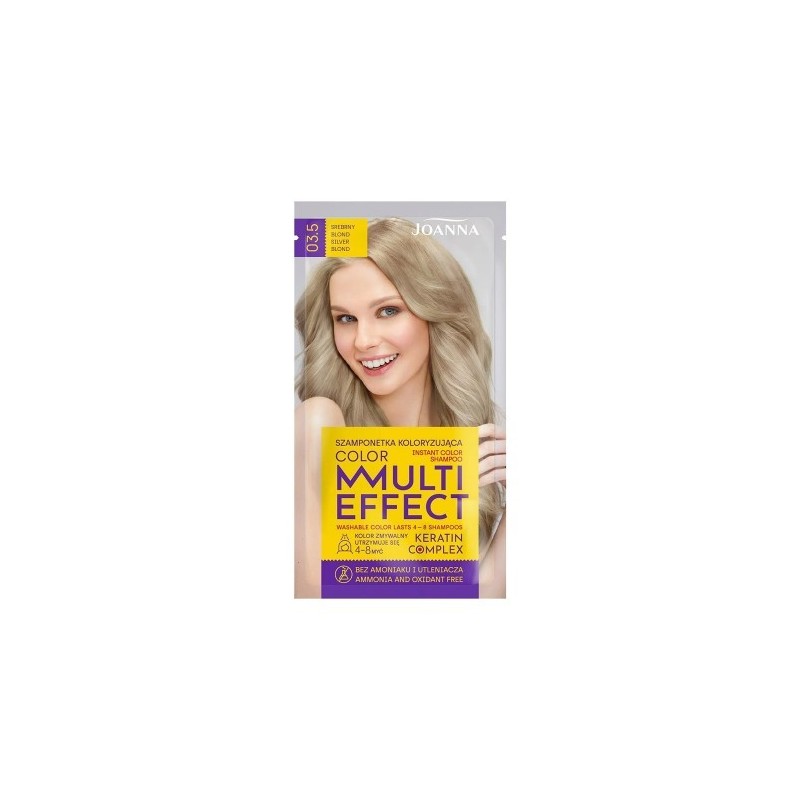 Joanna Multi Effect Instant Color Shampoo No 03.5 Silver Blonde 35g