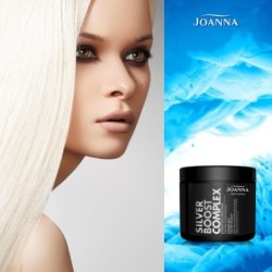 Joanna Professional Silver Boost Complex Conditioner Showing Silver Color 500g