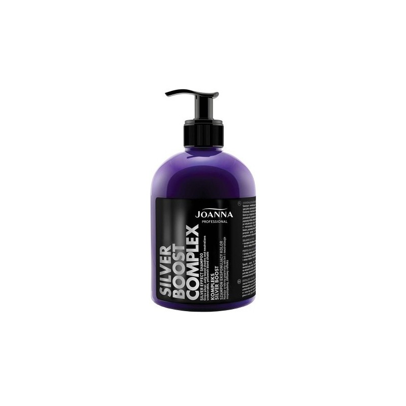 Joanna Professional Silver Boost Complex Shampoo Showing Silver Color 500g