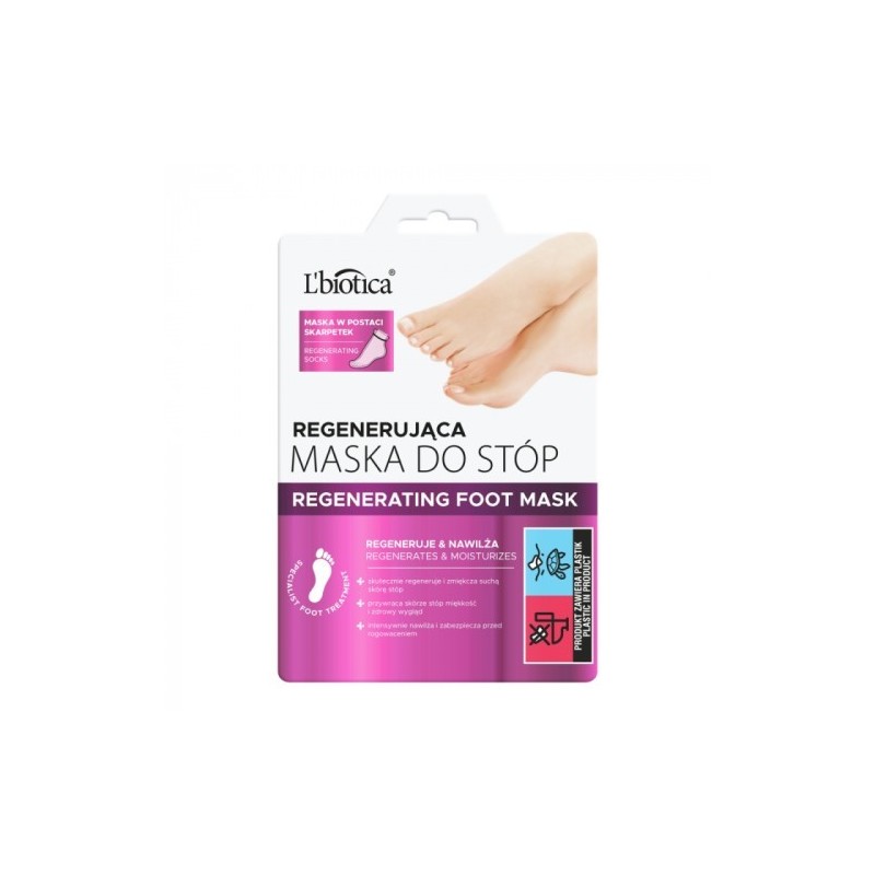 Lbiotica Regenerating Socks Regenerating Foot Mask Regenerates And Moisturizes 32 Ml