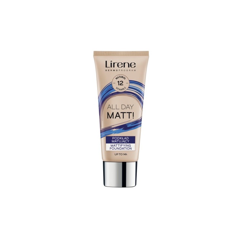 Lirene All Day Matt! Mattifying Foundation - Natural 12 30ml
