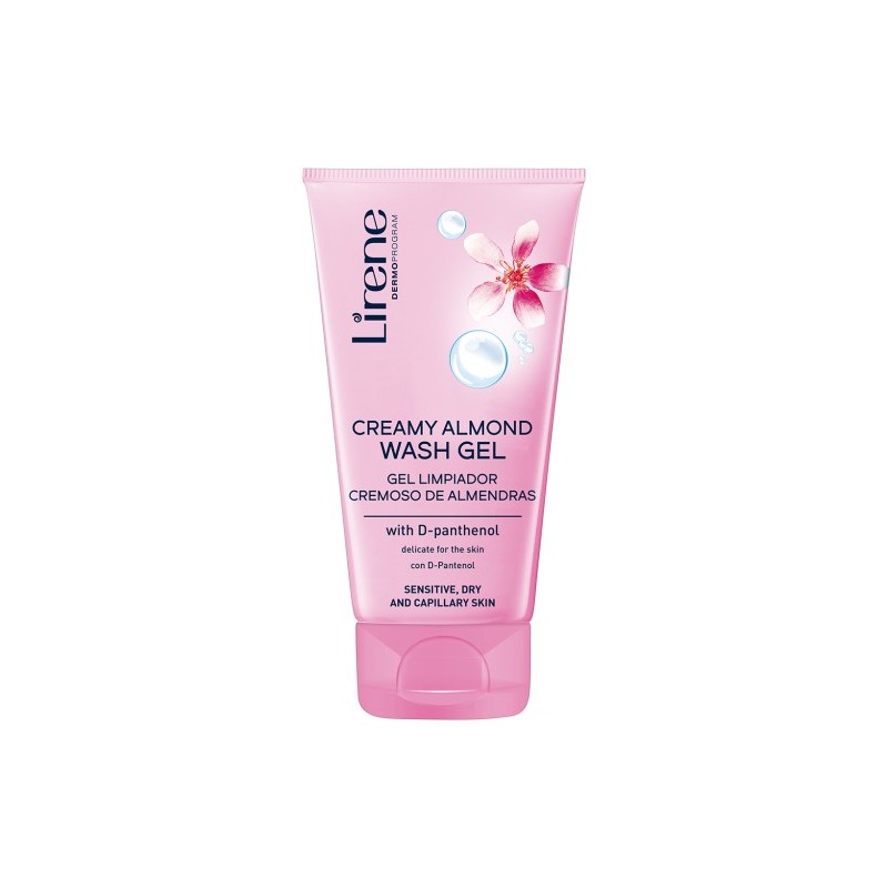 Lirene Almond Creamy Cleaning Gel With D-panthenol 150ml