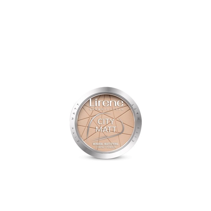 Lirene City Matt Mineral Compact Powder, Transparent 01, 9g