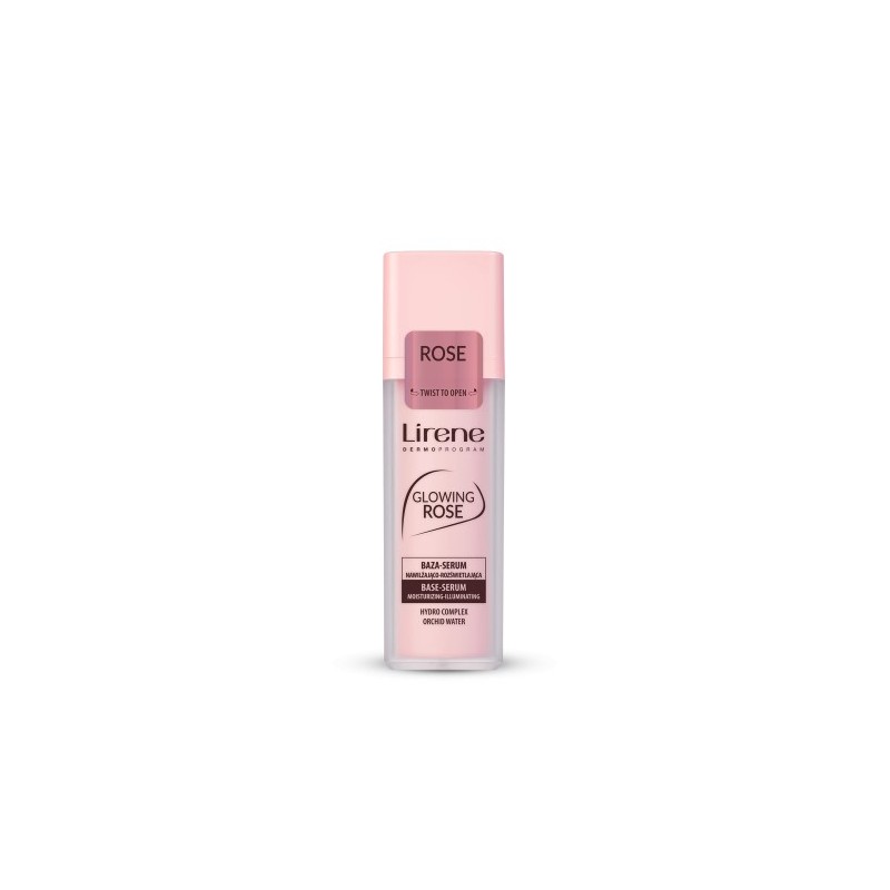 Lirene Glowing Rose Moisturizing & Brightening Base Serum 30 Ml