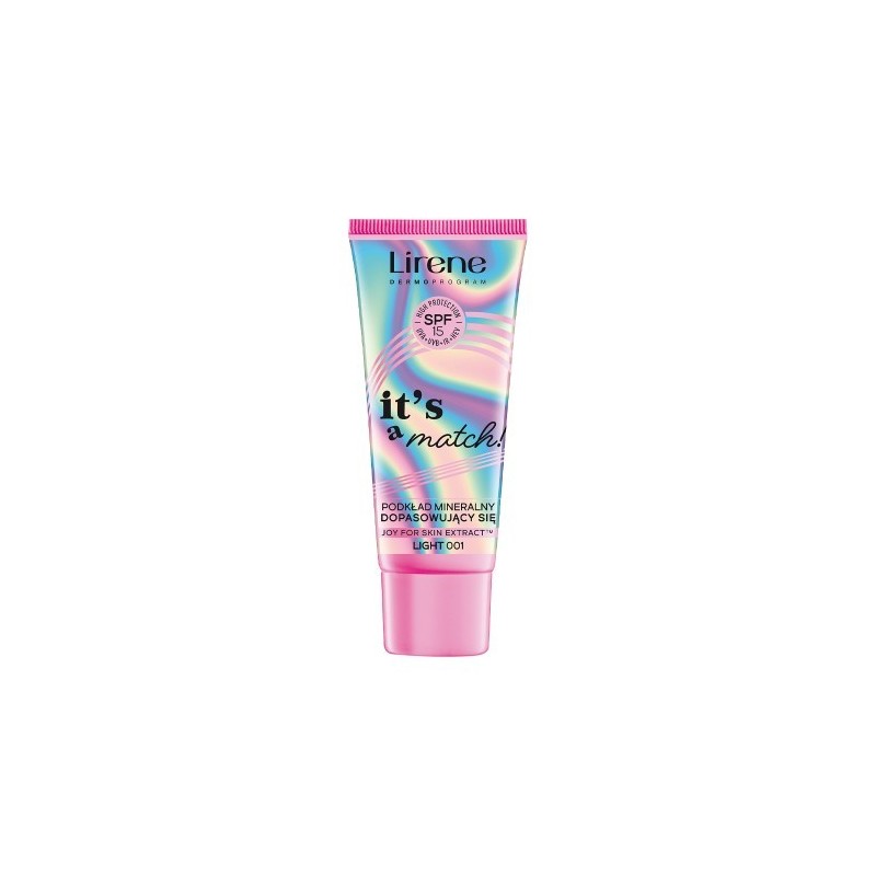 Lirene It's A Match! Mineral Adaptable Foundation Spf 15 30 Ml Light 001