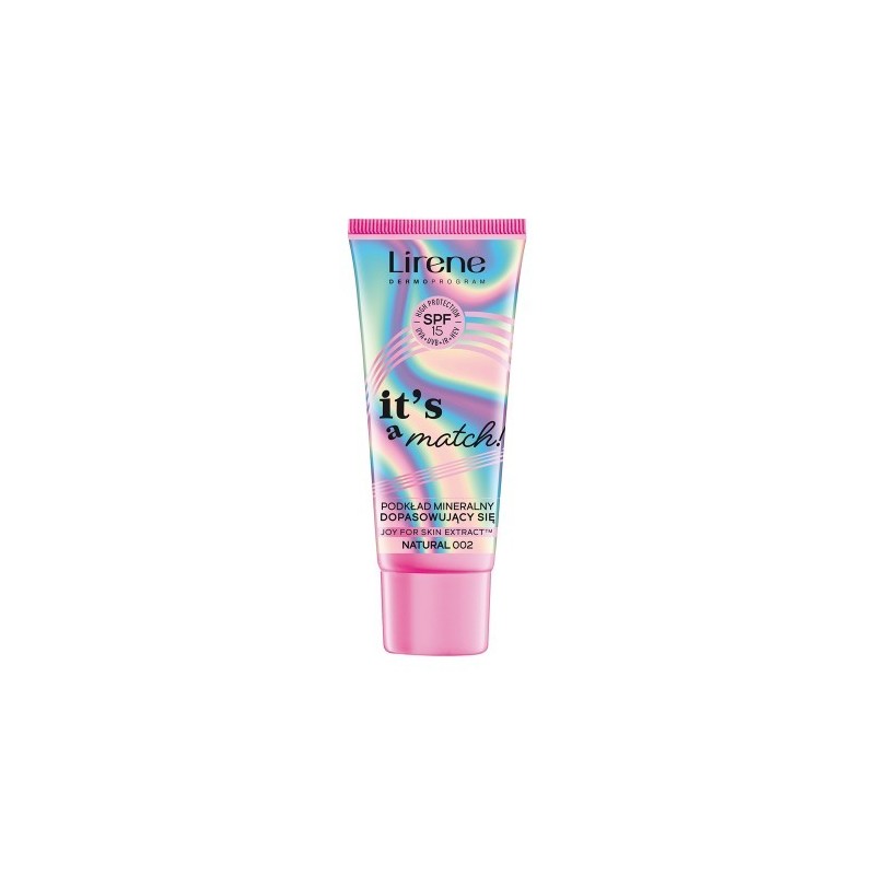 Lirene It's A Match! Mineral Adaptable Foundation Spf 15 30 Ml Natural 002