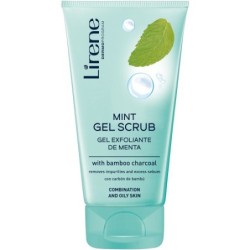 Lirene Mint Gel Scrub With Bamboo Charcoal 150ml