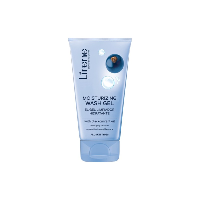 Lirene Moisturizing Face Washing Gel With Blackcurrant Oil 150ml