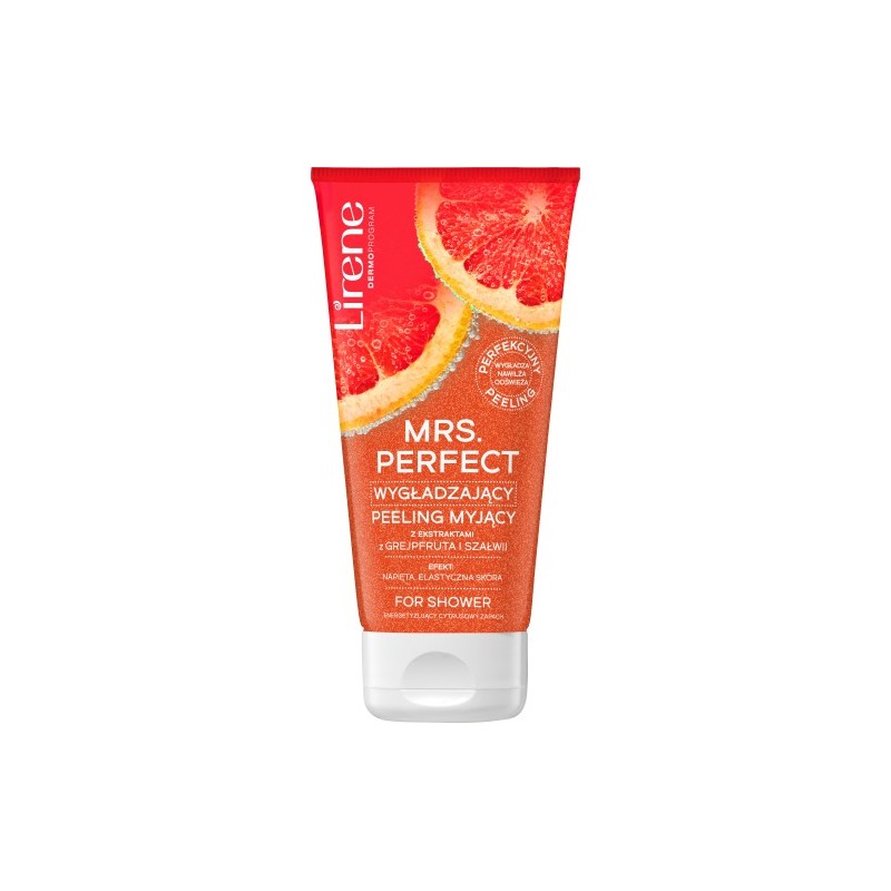 Lirene Mrs. Perfect Smoothing Body Scrub With Grapefruit And Sage Extracts For Shower 175g