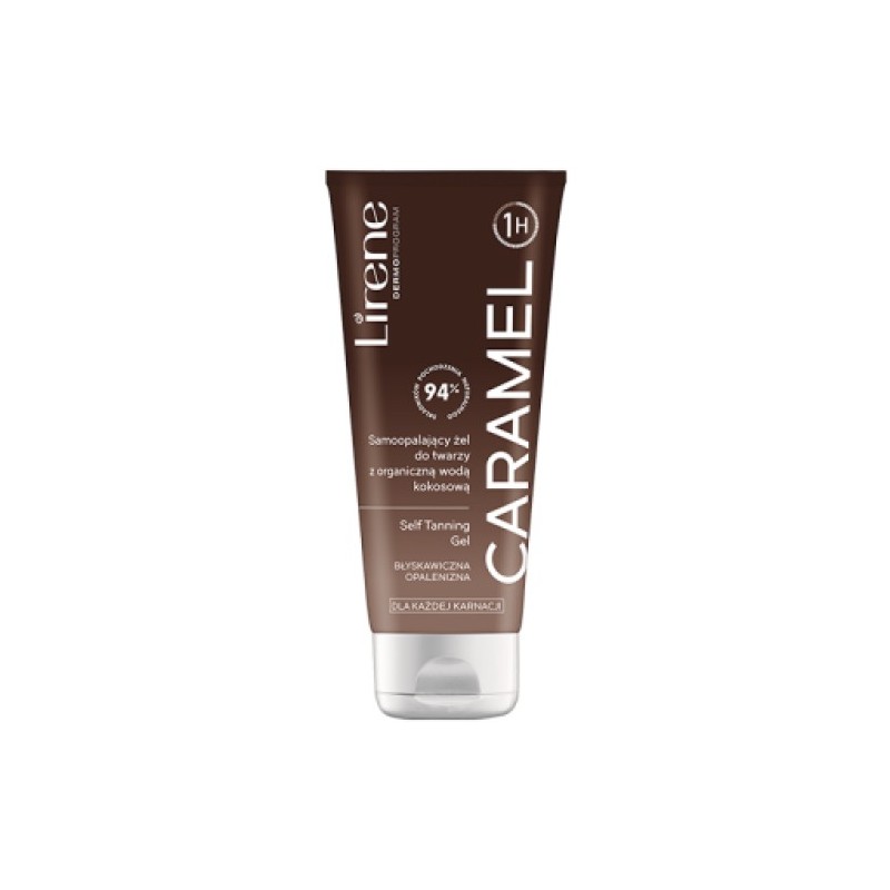 Lirene Perfect Tan Self Tanning Face Gel Caramel 75ml