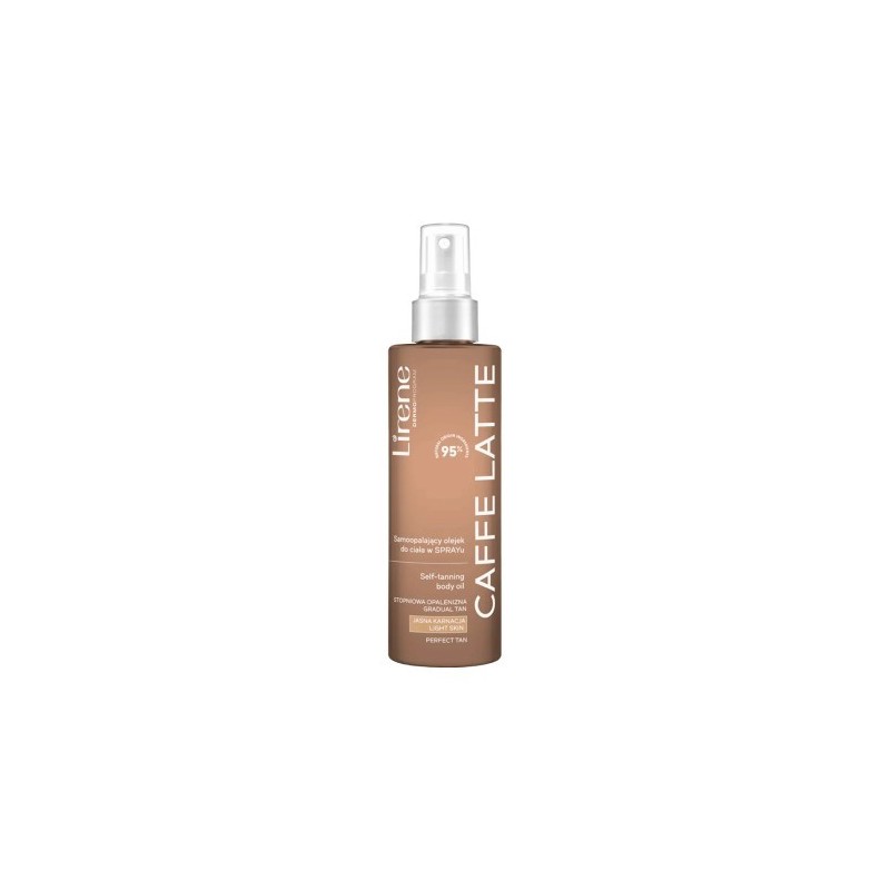 Lirene Perfect Tan Self-tanning Body Oil In Caffe Latte Spray 190 Ml