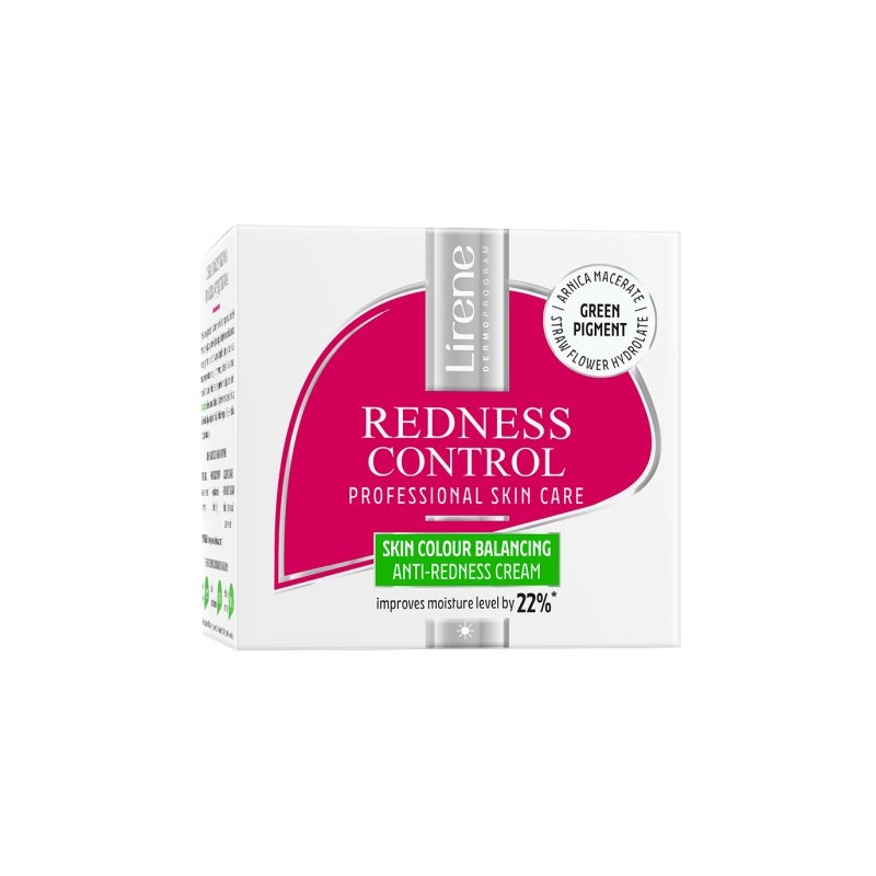 Lirene Redness Control Skin Colour Balancing Anti-redness Cream 50ml