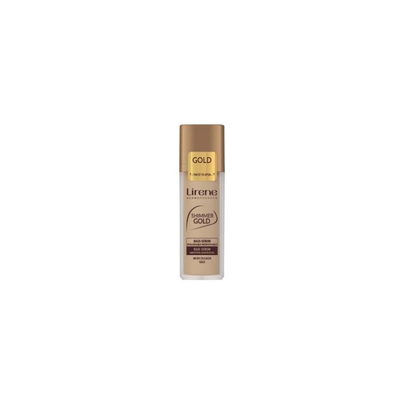 Lirene Shimmer Gold Smoothing & Illuminating Base Serum 30 Ml