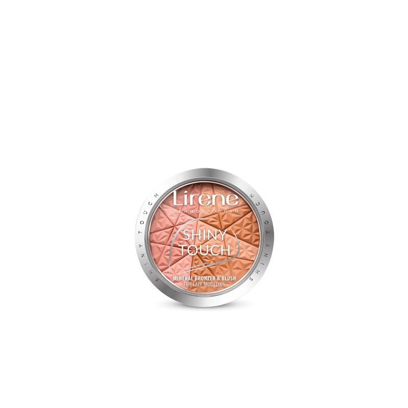 Lirene, Shiny Touch Mineral Bronzer And Blush For Face Modeling, 9g