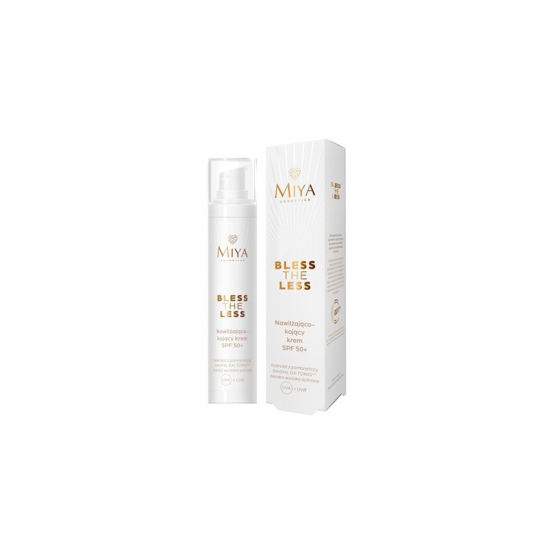 Miya Bless The Less Moisturising And Soothing Face Cream With Spf50+ 50ml