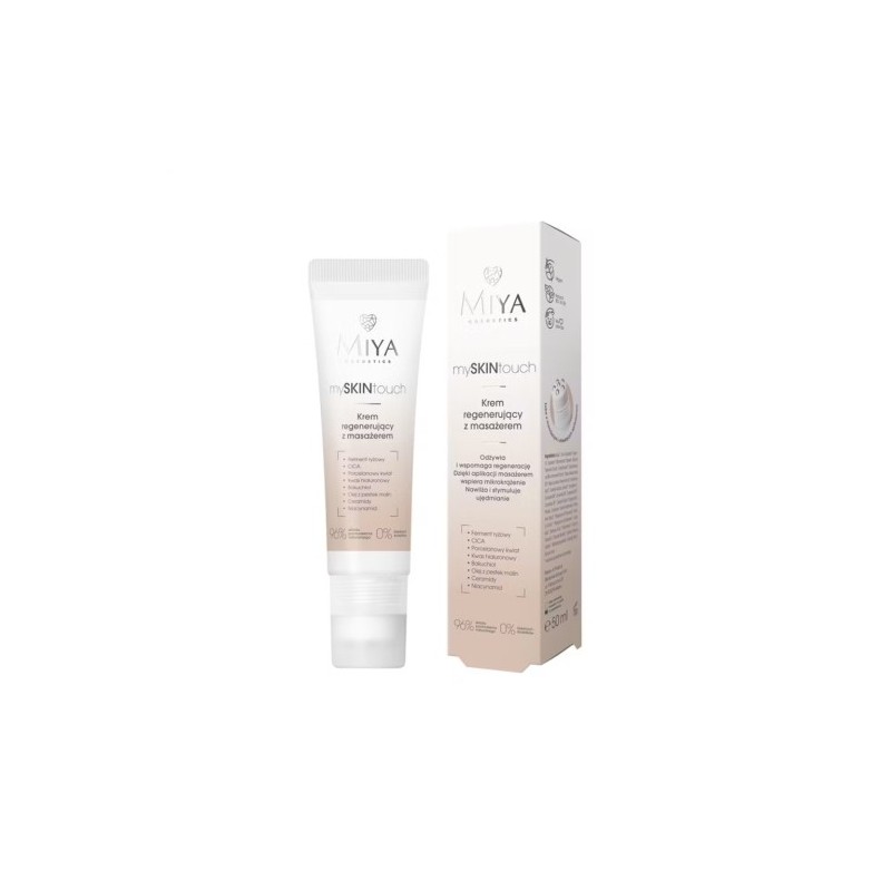 Miya Myskintouch Regenerating Cream With Massager 50ml