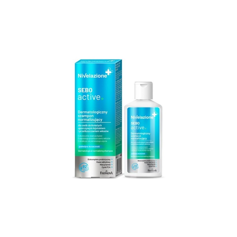 Nivelazione Sebo Active Dermatological Normalizing Shampoo For People Suffering From Persistent Seborrhea And Oily Hair 100ml