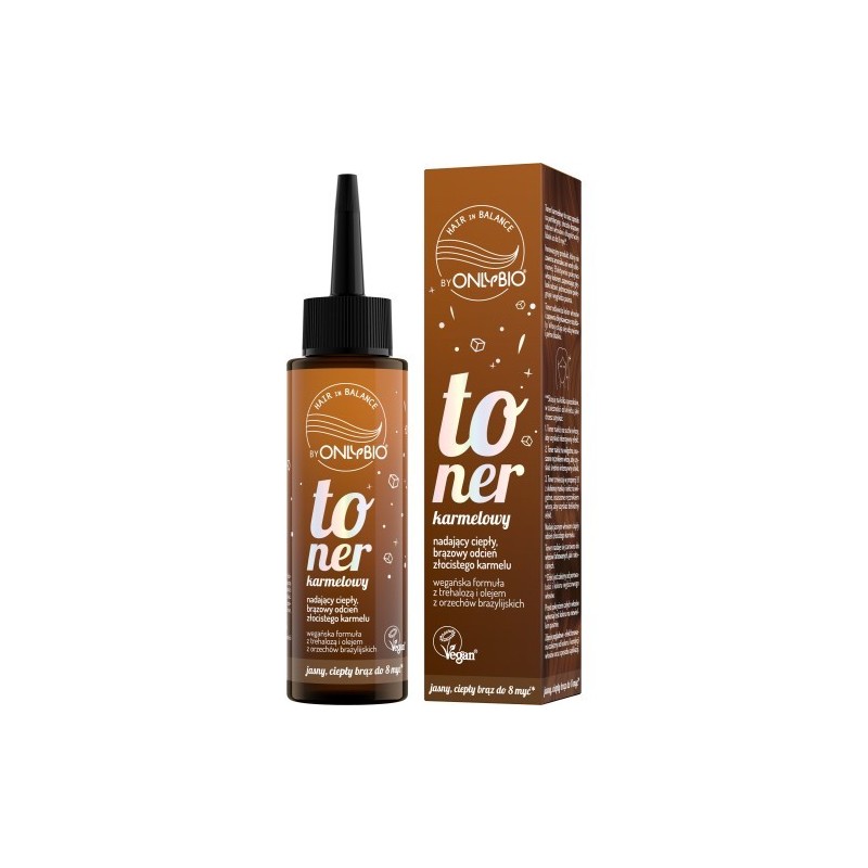 Onlybio Hair In Balance Hair Toner Caramel 100 Ml
