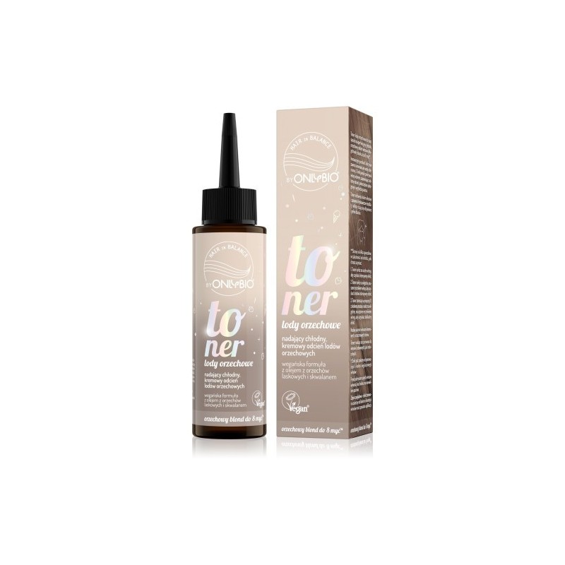 Onlybio Hair In Balance Hair Toner Ice Cream Nut 100 Ml