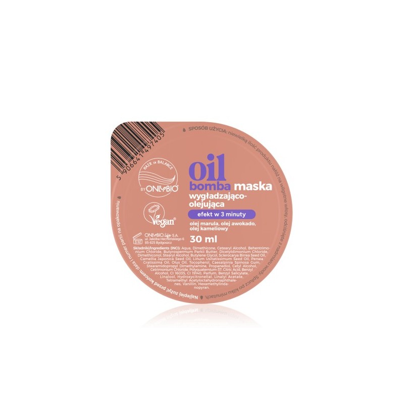 Onlybio Hair In Balance Oil Bomba Smoothing And Oil-based 30 Ml