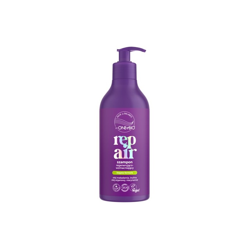 Onlybio Hair In Balance Repair Regenerating & Strengthening Shampoo 400ml
