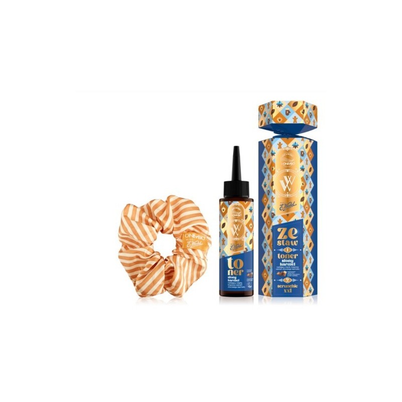 Onlybio & Wedel Gift Set Hair Toner And Scrunchie Salty Caramel