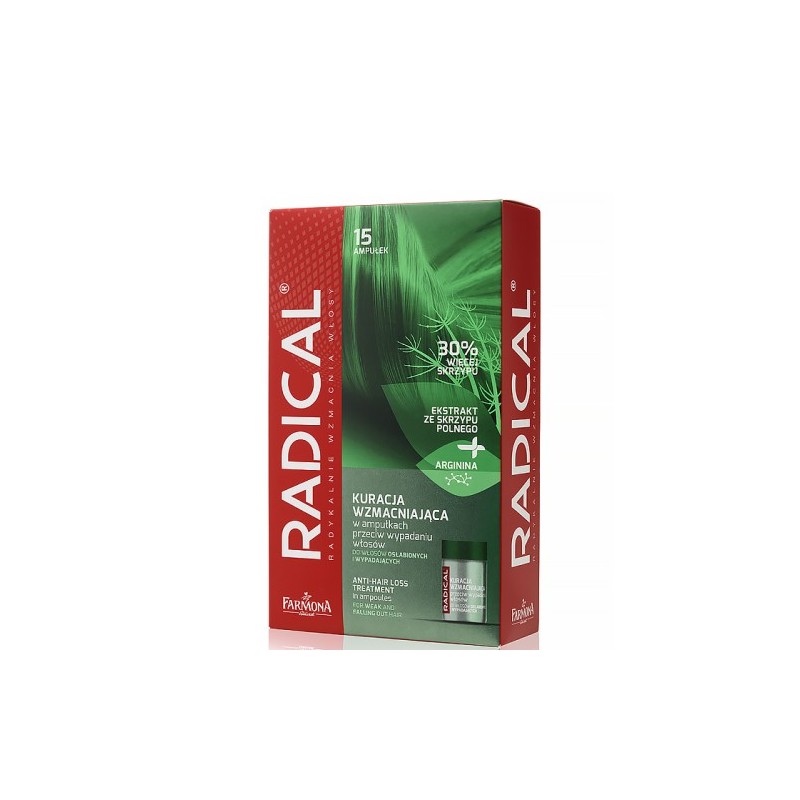 Farmona Radical Strengthening Anti-hair Loss Treatment In Ampoules, 15 Ml X 5