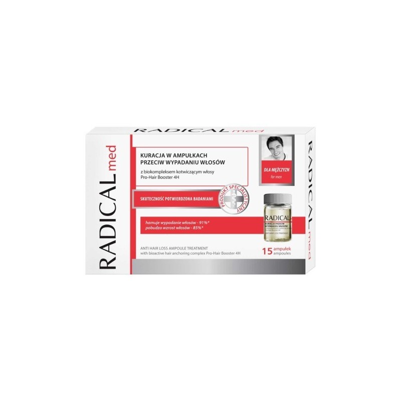 Farmona Radicalmed Anti Hair Loss Ampoule Treatment For Men, 15ampoules X 5ml