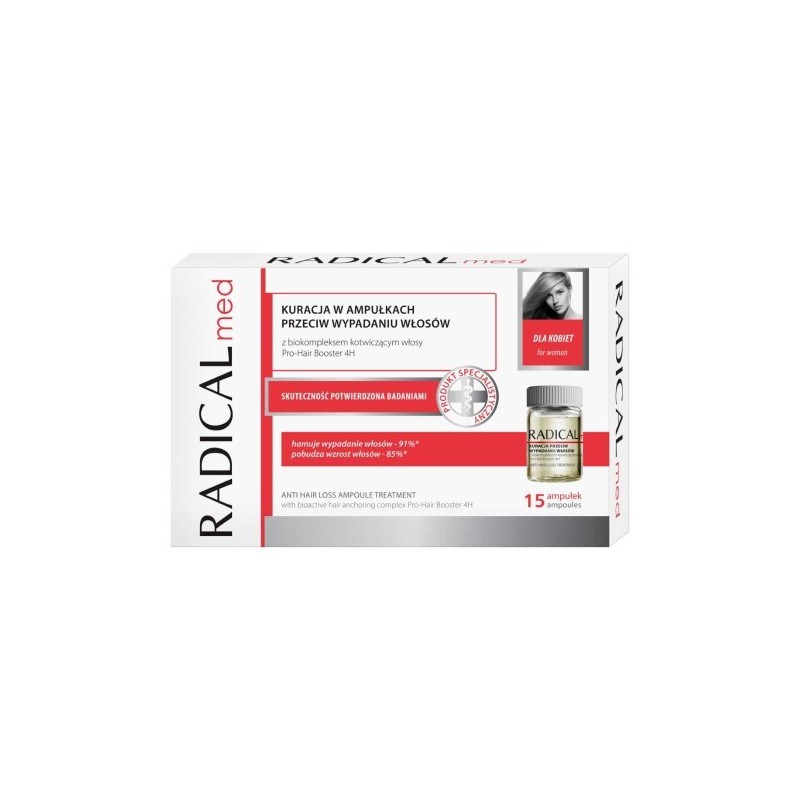 Farmona Radicalmed Anti Hair Loss Ampoule Treatment For Women, 15ampoules X 5ml