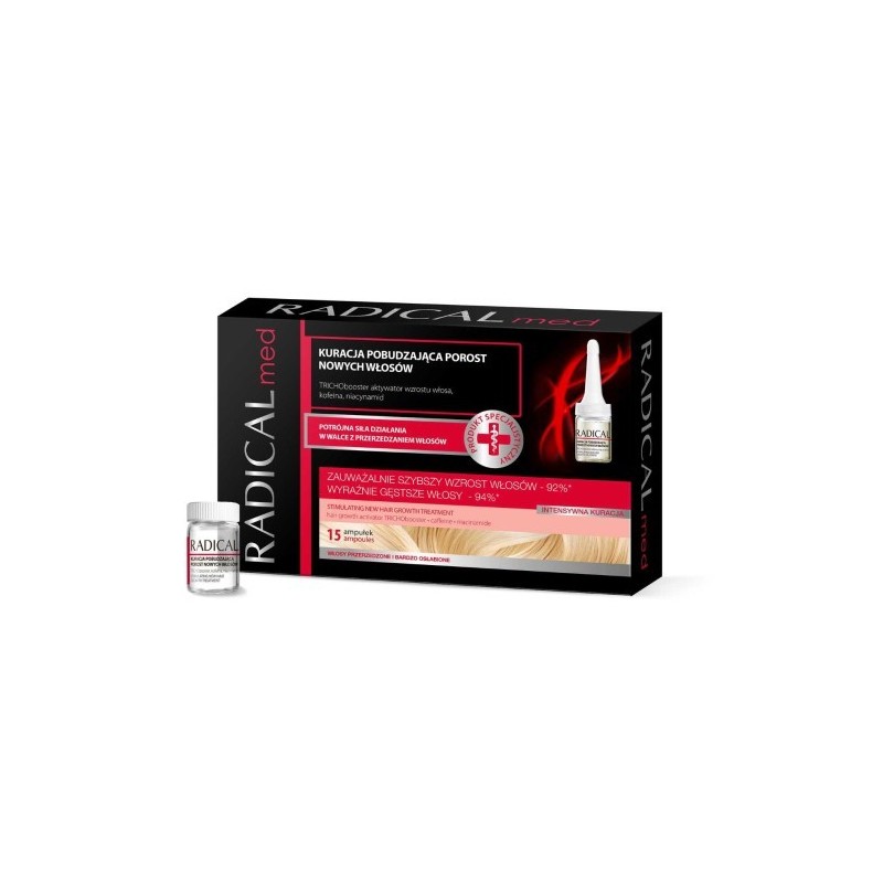 Radical  Stimulating New Hair Growth Treatment, 15ampoules X 5ml