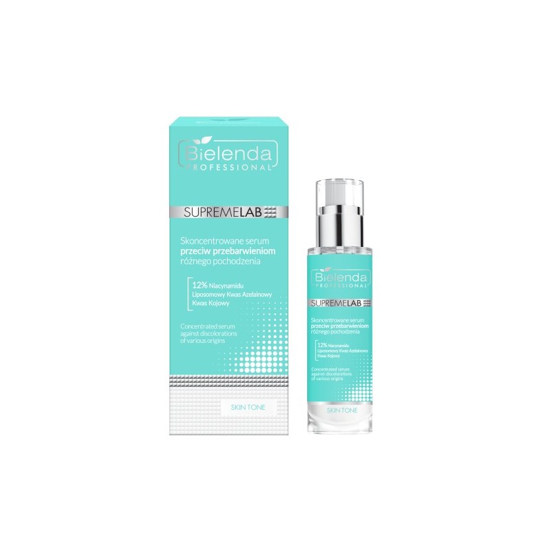 Bielenda Supremelab Skin Tone Concentrated Serum Against Discolorations Of Different Origins 30 Ml
