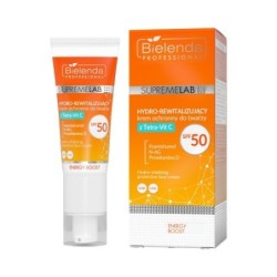 Supremelab Energy Boost Hydro-revitalizing Protective Face Cream With Tetra-vit C Spf 50 40ml