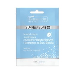Supremelab Hydra Glow Soothing And Moisturizing Mask With Polyglutamic Acid And Snail Mucin Extract 1pcs