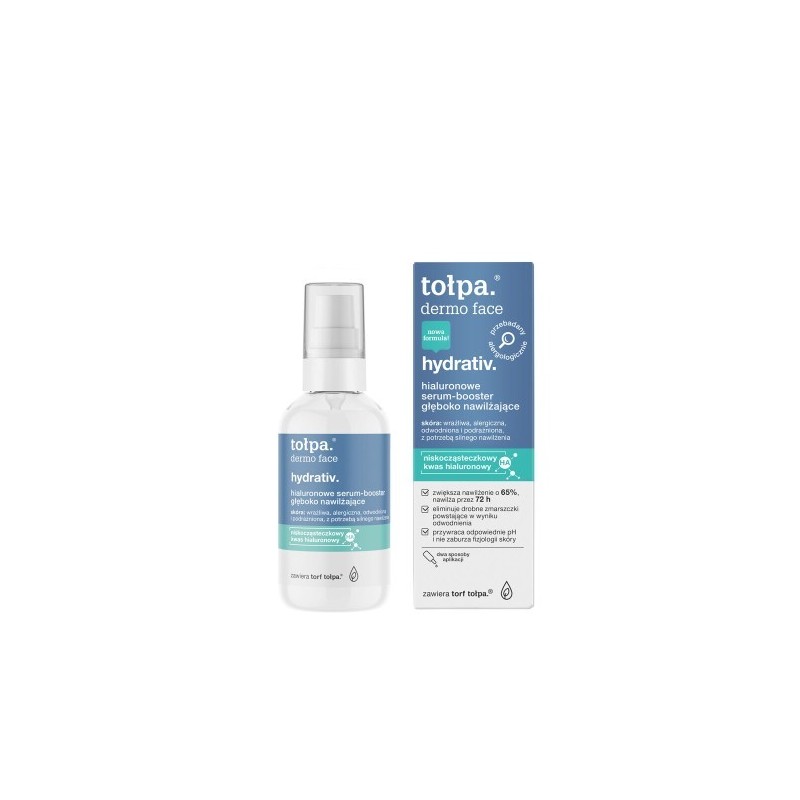 Tolpa Dermo Face Hydrativ Hyaluronic Acid Serum-booster Deeply Moisturizing, 75 Ml