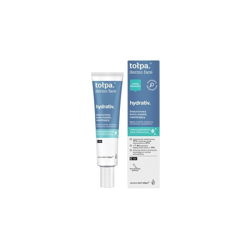 Tolpa Dermo Face Hydrativ Hyaluronic Moisturizing Cream-mask, 40 Ml