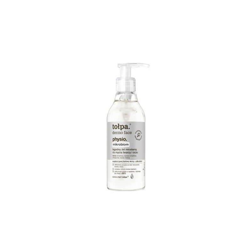 Tolpa Dermo Face Physio Mikrobiom Gentle Micellar Gel For Cleansing The Face And Eyes, 195 Ml