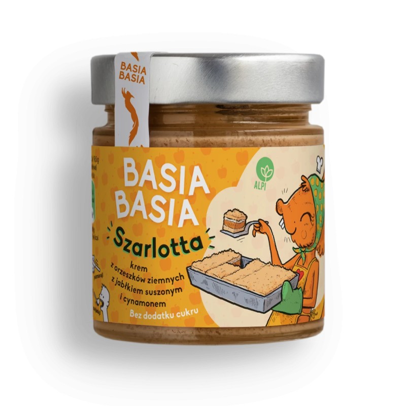 Szarlotta z Jabłkiem Suszonym i Cynamonem 195 g Basia Basia