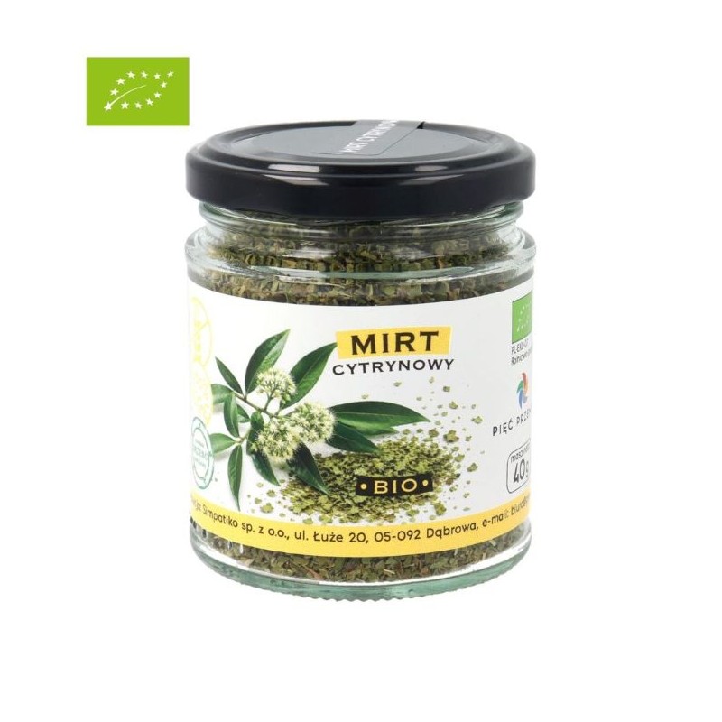 Mirt Cytrynowy BIO 40g Pięć Przemian