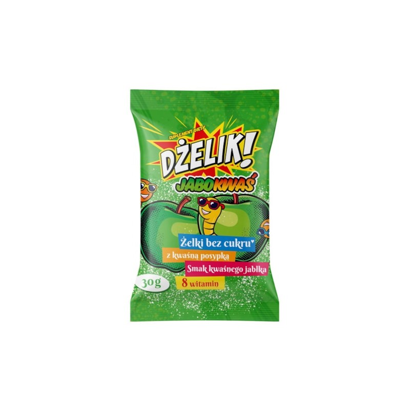 Sour Apple Gummies No Sugar 30g Starpharma