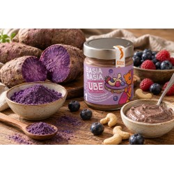 Cashew Nut Butter with UBE, American Blueberry & Raspberry 195g Basia Basia |4ecoshop