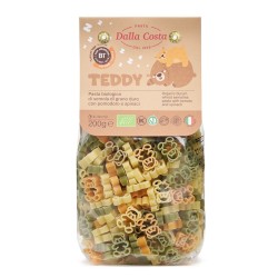 Organic Pasta (Semolina 3 Colours) Bears 200g Dalla Costa