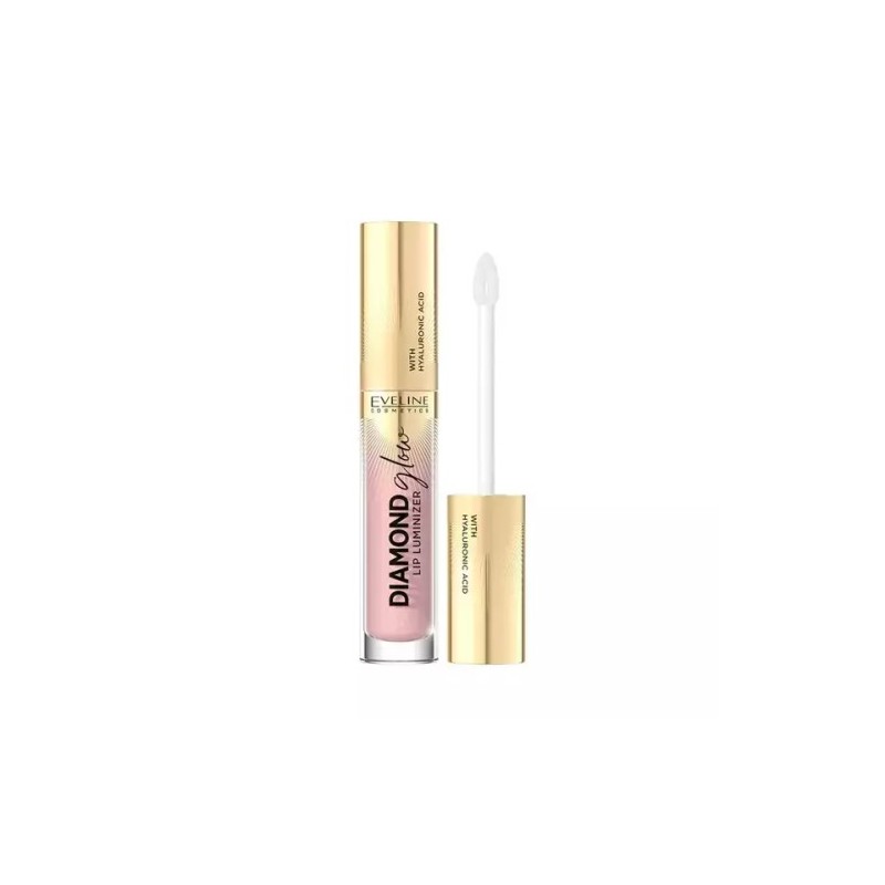 Eveline Diamond Glow Lip Luminizer With Hyaluronic Acid No 03 Caramel Ice Cream 4,5ml