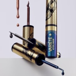 Eveline Variete Liquid Eyeliner Shiny Long Lasting &waterproof No.02 Shiny Brown  4ml