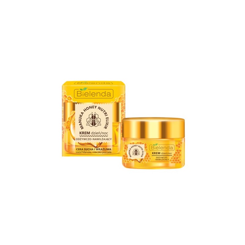 Bielenda Manuka Honey Nutri Elixir Nourishing And Moisturizing Day/night Cream  50 Ml